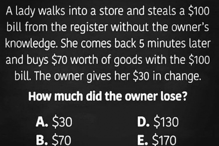 Monday Morning Brain Teaser..