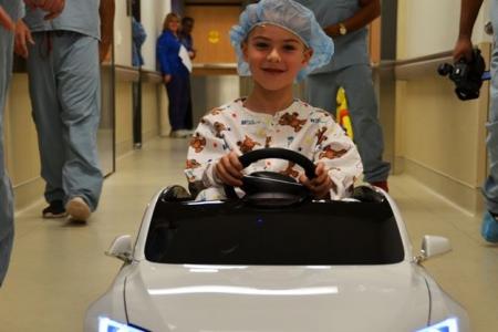Children “Driving” themselves into the Operating Room