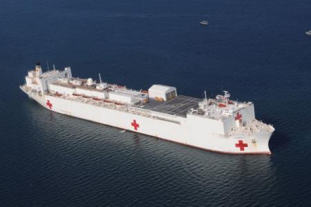 Hospital Ship Arrives in New York Today.