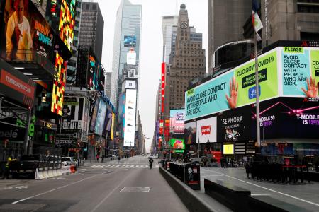 ​New York Region has glimmer of hope, with signs of the virus slowing down.