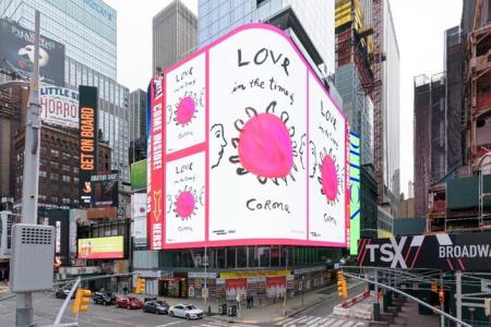 Positive Messages in Time Square