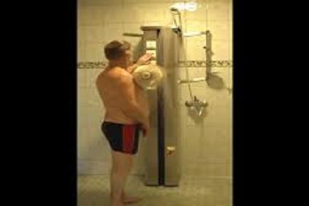 The Human Washing Machine! Would you purchase this for your shower?
